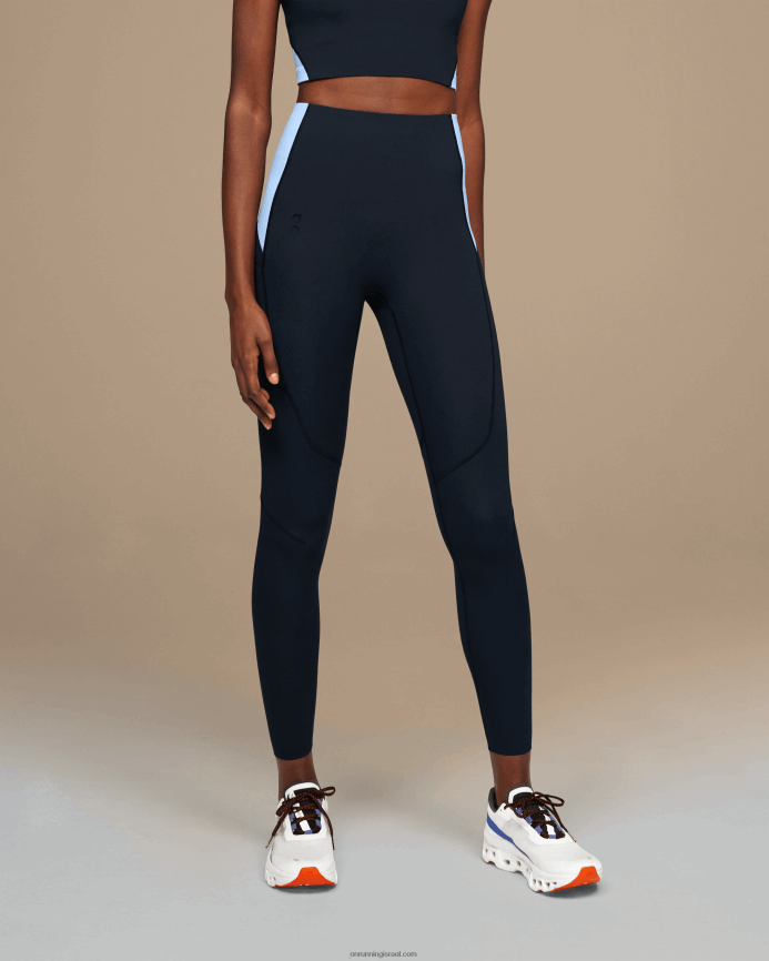 טייץ תנועה ארוך 460VH237 On Running נשים חיל הים/סטרטוספירה